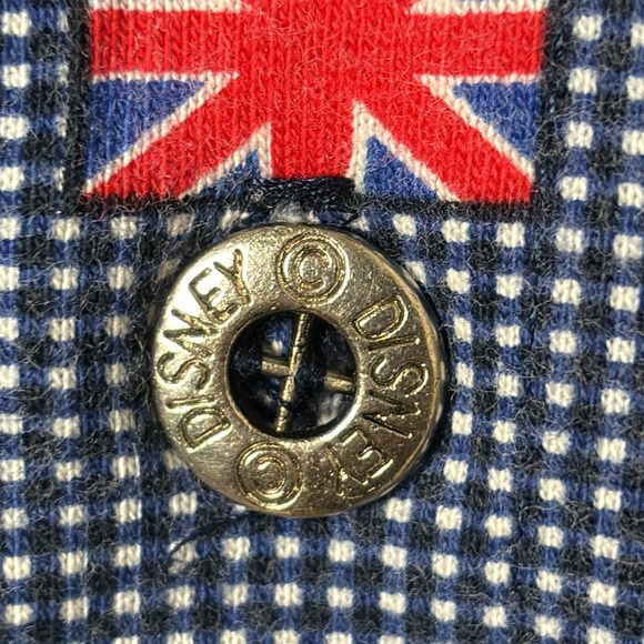 VINTAGE Disney EPCOT Mickey world flags polo size XL 100% Cotton - Picture 10 of 13